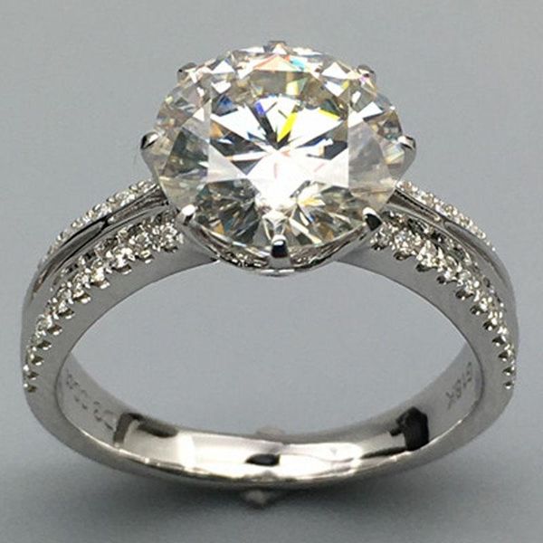 cluster rings 10k white gold 1 2 3 5 row round moissanite diamond ring women wedding party anniversary engagement elegant trendy, Golden;silver
cluster rings 10k white gold 1 2 3 5 row round moissanite diamond ring women wedding party anniversary engagement elegant trendy, Golden;silver