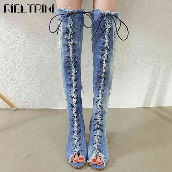 boots fashion lady summer knee high shoes open toe solid women hollow out clear heel boots, Black
boots fashion lady summer knee high shoes open toe solid women hollow out clear heel boots, Black