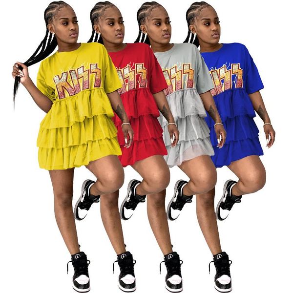 casual dresses zaggin 2021 autumn women printed 4-color mini cake dress o-neck short sleeve mesh lady high waist t-shirt, Black;gray
casual dresses zaggin 2021 autumn women printed 4-color mini cake dress o-neck short sleeve mesh lady high waist t-shirt, Black;gray