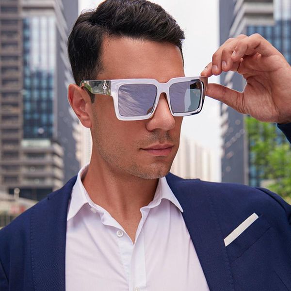 sunglasses retro oversized black square women 2021 flower leg sun glasses fashion silver mirror shades men uv400, White;black
sunglasses retro oversized black square women 2021 flower leg sun glasses fashion silver mirror shades men uv400, White;black