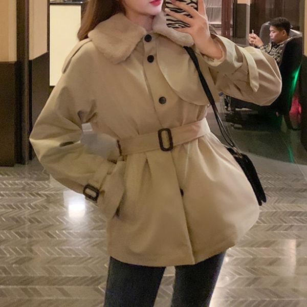 cotton padded clothes autumn winter loose and versatile long short heavy jacket pwomen's ins trend women's down & parkas, Black
cotton padded clothes autumn winter loose and versatile long short heavy jacket pwomen's ins trend women's down & parkas, Black