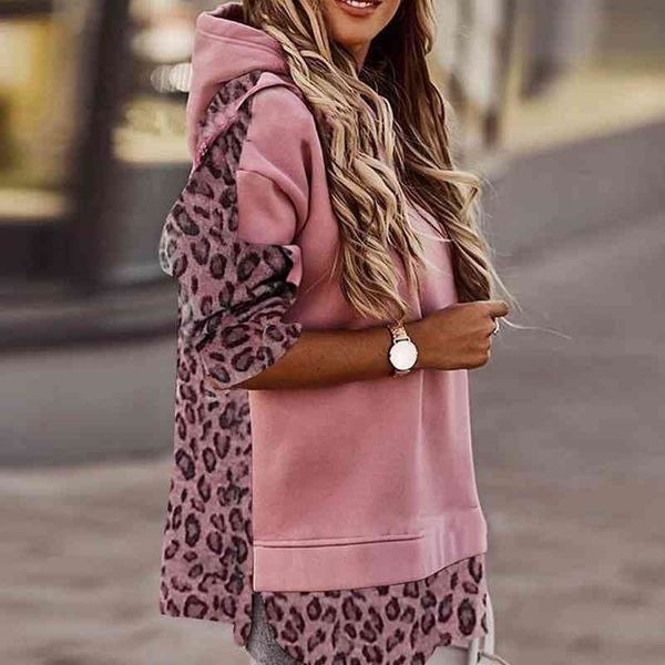 women's polos autumn leopard patchwork hooded sweatshirt women winter long sleeve hoodie female casual irregular pullover lad, White
women's polos autumn leopard patchwork hooded sweatshirt women winter long sleeve hoodie female casual irregular pullover lad, White