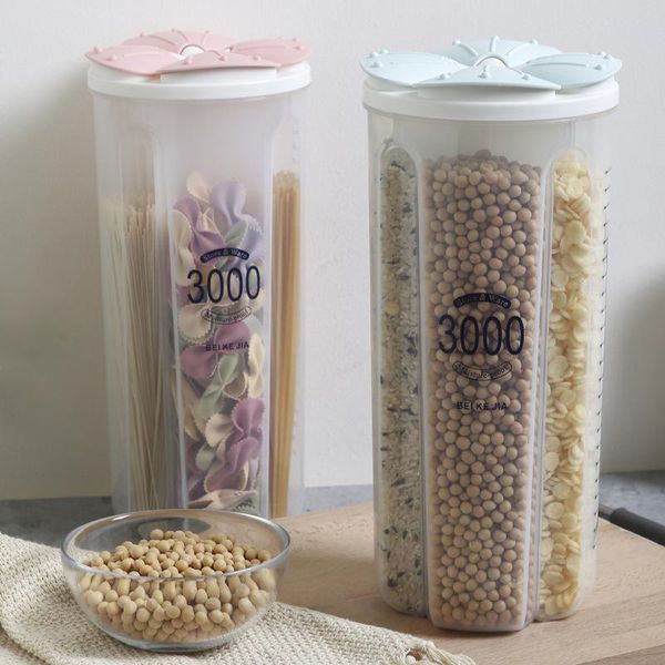3/2.5/1.5l containers creative divided transparent sealed grain storage boxes household jar milk powder tank bottles & jars
3/2.5/1.5l containers creative divided transparent sealed grain storage boxes household jar milk powder tank bottles & jars