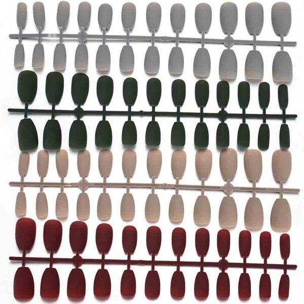 false nails 24/48 pcs matte pure color diy fake red blue green full cover short nail tips fingernail manicure salon, Red;gold
false nails 24/48 pcs matte pure color diy fake red blue green full cover short nail tips fingernail manicure salon, Red;gold