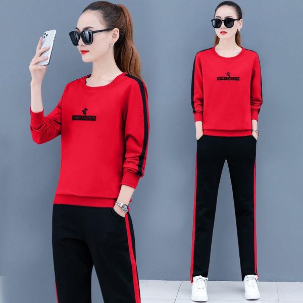 women's tracksuits fashion plus size sports sets 2021 spring autumn and pants two piece set womens clothing blue red pink black, Gray
women's tracksuits fashion plus size sports sets 2021 spring autumn and pants two piece set womens clothing blue red pink black, Gray