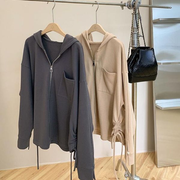 women's jackets 2021 autumn casual y2k coat women long sleeve pure color sweatshirts zipper elegant loose office ladies chic, Black;brown
women's jackets 2021 autumn casual y2k coat women long sleeve pure color sweatshirts zipper elegant loose office ladies chic, Black;brown