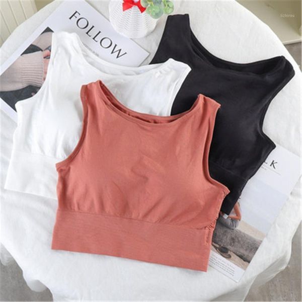 chic camisole women tanks crop female vest solid push up underwear streetwear sleeveless camis comfort seamless camisoles &, Black;white
chic camisole women tanks crop female vest solid push up underwear streetwear sleeveless camis comfort seamless camisoles &, Black;white