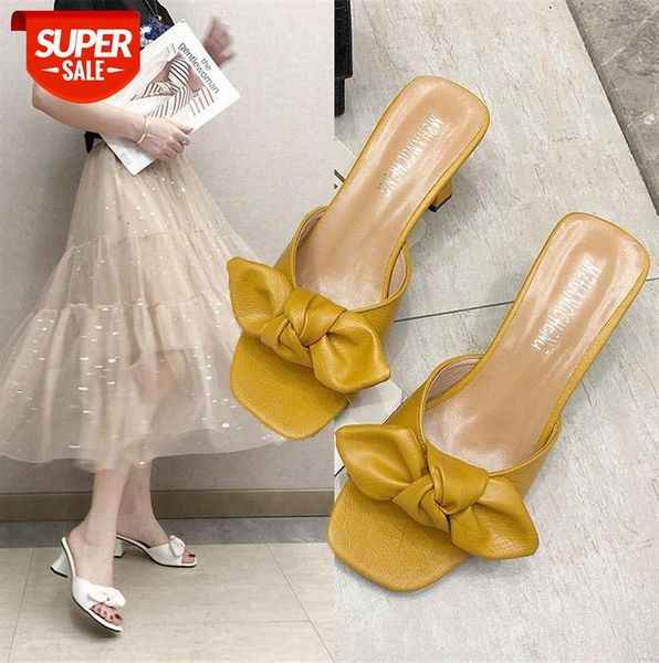 women's high-heeled sandals and slippers #au8d, Black