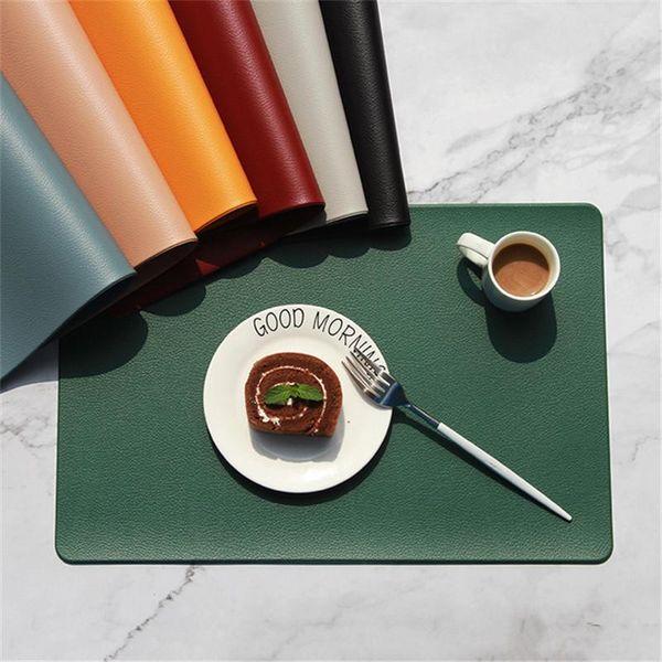 mats & pads 4pcs/set nordic pu leather bowl coasters kitchen tableware placemats dining table heat insulation waterproof rectangle
mats & pads 4pcs/set nordic pu leather bowl coasters kitchen tableware placemats dining table heat insulation waterproof rectangle