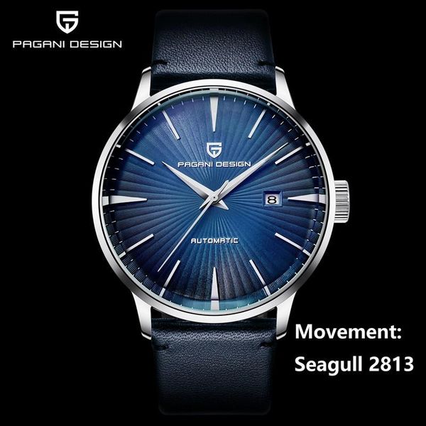 wristwatches pagani design pd 2770 men's watch classic mechanical leather watches men seagull 2813 automatic wristwatch 30m waterproof, Slivery;brown
wristwatches pagani design pd 2770 men's watch classic mechanical leather watches men seagull 2813 automatic wristwatch 30m waterproof, Slivery;brown