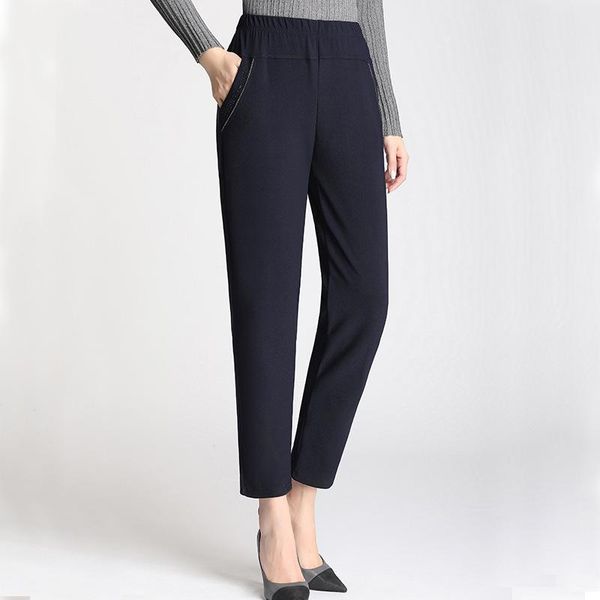 women's pants & capris women large size simple high waist leisure trousers korean style straight womens pocket all-match female office, Black;white
women's pants & capris women large size simple high waist leisure trousers korean style straight womens pocket all-match female office, Black;white