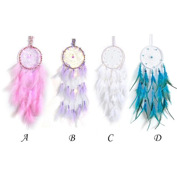 innovative dream catcher pendant hand-woven ornaments handmade birthday graduation gift aeolian bells with lights decorative objects & figur
innovative dream catcher pendant hand-woven ornaments handmade birthday graduation gift aeolian bells with lights decorative objects & figur