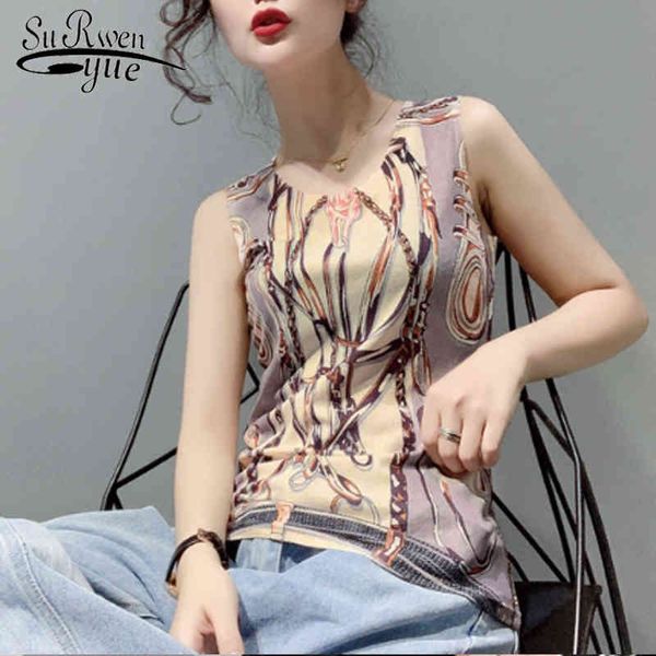 sleeveless summer fashion short print vest women clothing streetwear shirt 4815 50 210521, White
sleeveless summer fashion short print vest women clothing streetwear shirt 4815 50 210521, White