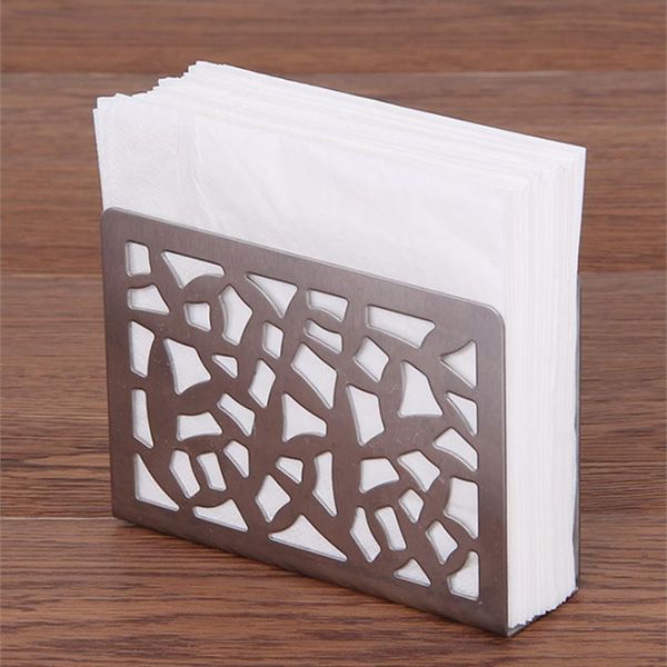 tissue boxes & napkins stainless steel vertical napkin clip holder cutlery floral hollow-out design table decoration box
tissue boxes & napkins stainless steel vertical napkin clip holder cutlery floral hollow-out design table decoration box