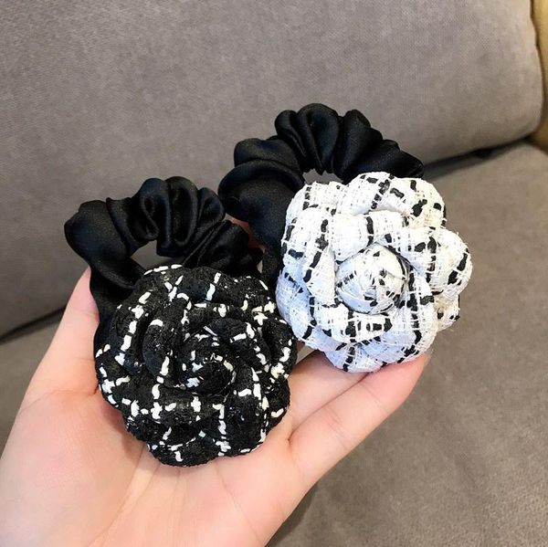 classic camellia scrunchie black white plaid scrunchies elastic hair bands fashion headband ponytail ties rope accessories
classic camellia scrunchie black white plaid scrunchies elastic hair bands fashion headband ponytail ties rope accessories