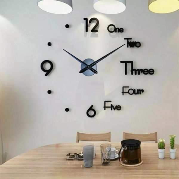 wall clocks large 3d electronic clock creative acrylic quartzteen room decor modern design living decoration stickers
wall clocks large 3d electronic clock creative acrylic quartzteen room decor modern design living decoration stickers