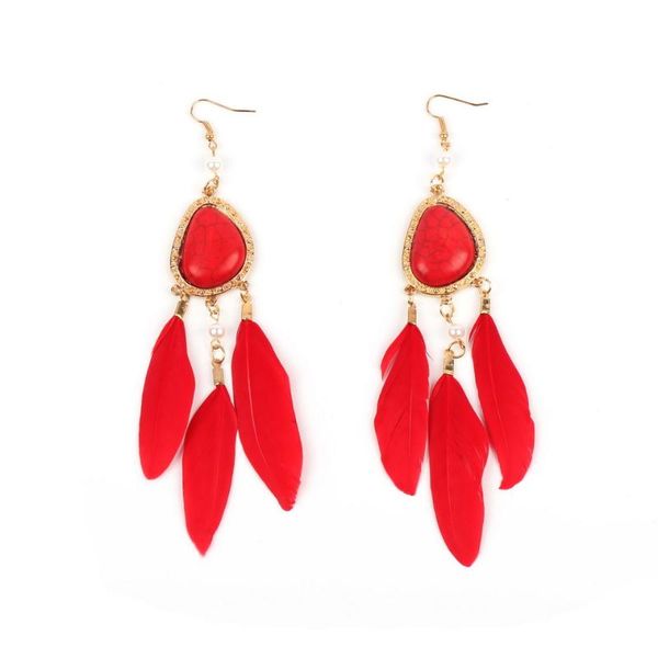 feather pendant tassel bead imitation stone long drop earrings for women florate brand wholesale gold dangle statement jewelry & chandelier, Silver
feather pendant tassel bead imitation stone long drop earrings for women florate brand wholesale gold dangle statement jewelry & chandelier, Silver