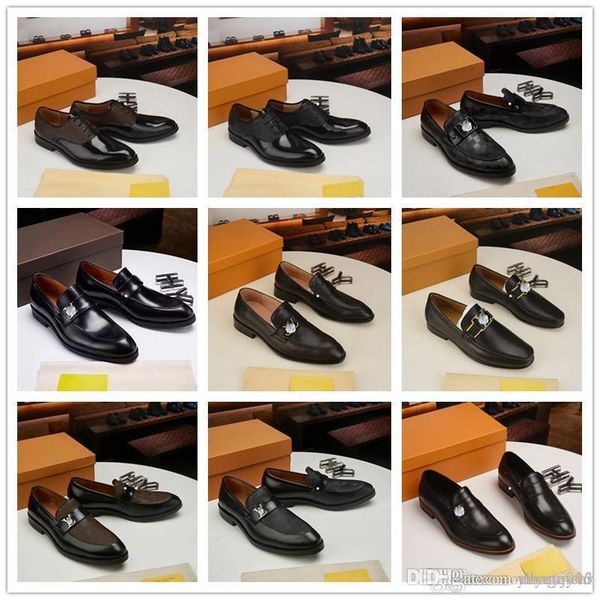 21ss 16 style men's dress shoes fashion groom wedding genuine leather brand designer oxfords 2021 men formal business flats size 6.5-11, Black
21ss 16 style men's dress shoes fashion groom wedding genuine leather brand designer oxfords 2021 men formal business flats size 6.5-11, Black