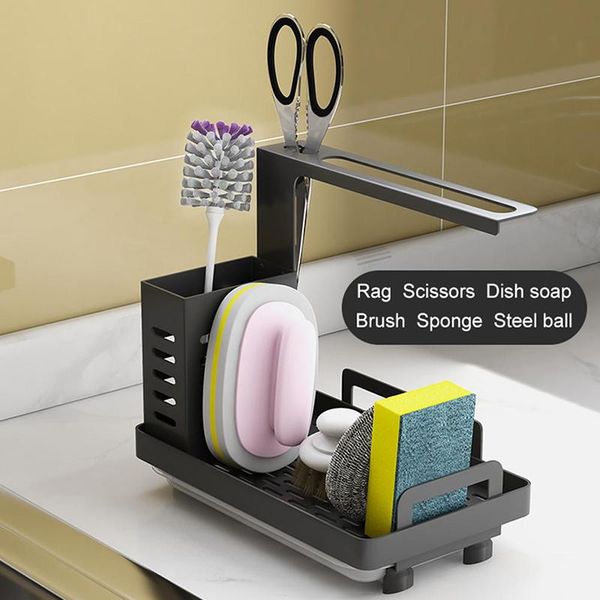 1pc sponge holder soap drain storage rack kitchen drying rag dishcloth brush iron shelf bathroom organizer & organization
1pc sponge holder soap drain storage rack kitchen drying rag dishcloth brush iron shelf bathroom organizer & organization