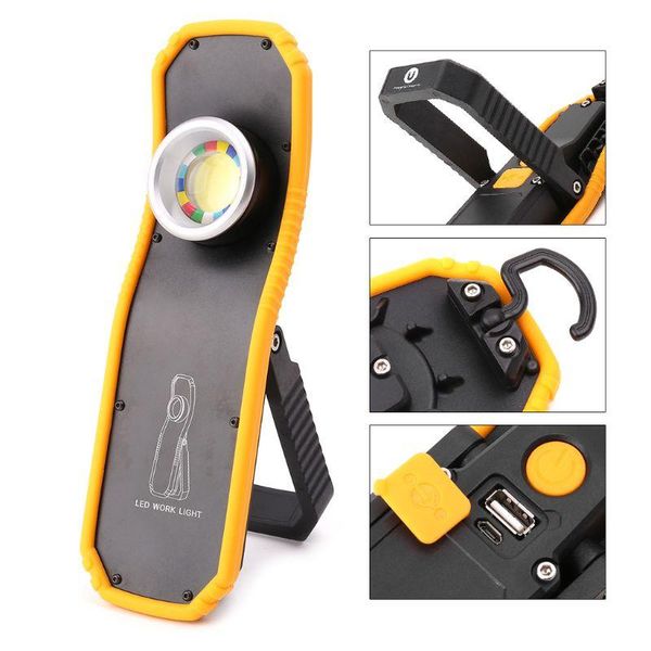 flashlights torches 60w portable led work light magnetic cob torch with hanging hook for repair outdoor camping high quality
flashlights torches 60w portable led work light magnetic cob torch with hanging hook for repair outdoor camping high quality