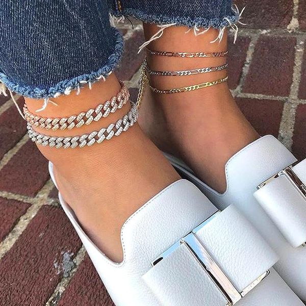 anklets 2021 summer fashion adjusted anklet for women gold color hiphop cuban link iced out bling clear cz leg chain jewelry, Red;blue
anklets 2021 summer fashion adjusted anklet for women gold color hiphop cuban link iced out bling clear cz leg chain jewelry, Red;blue