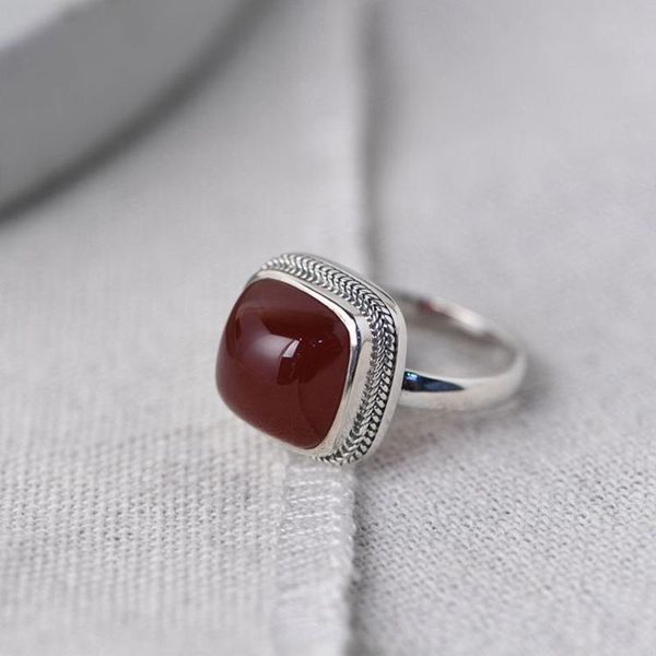 silver ring for women jewelry 100% original pure s925 sterling rings red agate square stone cluster, Golden;silver
silver ring for women jewelry 100% original pure s925 sterling rings red agate square stone cluster, Golden;silver