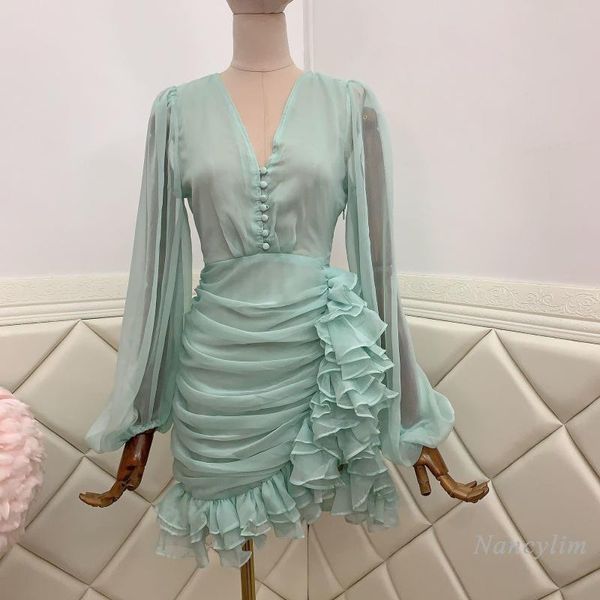 casual dresses temperament v-neck dress women irregular ruffled waist-tight long sleeve hip short mini female lady party vestidos, Black;gray
casual dresses temperament v-neck dress women irregular ruffled waist-tight long sleeve hip short mini female lady party vestidos, Black;gray