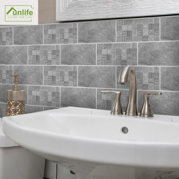 wall stickers funlife® gray cement brick tile peel & stick waterproof kitchen bathroom removable home decoration pvc
wall stickers funlife® gray cement brick tile peel & stick waterproof kitchen bathroom removable home decoration pvc