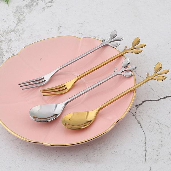spoons 1 pcs stainless steel leaves spoon fork coffee tea ice cream dessert cake kitchen tools
spoons 1 pcs stainless steel leaves spoon fork coffee tea ice cream dessert cake kitchen tools