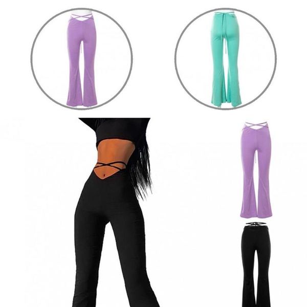 women's pants & capris navel-exposed solid color v shape waist trousers long lace up for dating, Black;white
women's pants & capris navel-exposed solid color v shape waist trousers long lace up for dating, Black;white