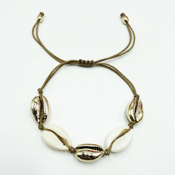 link, chain silver color gold cowrie shell bracelets for women bohemian natural charm bracelet summer fashion beach jewelry, Black
link, chain silver color gold cowrie shell bracelets for women bohemian natural charm bracelet summer fashion beach jewelry, Black