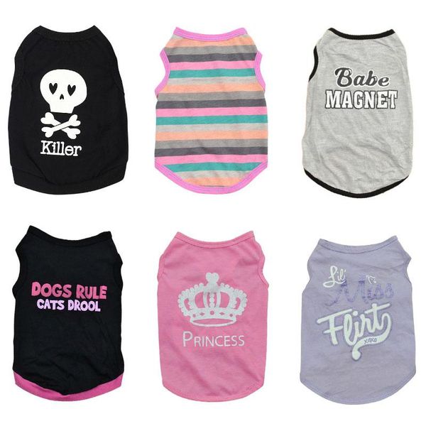 dog apparel summer pet puppy small cat dogs pets clothing cotton t shirt clothes rule printd vest
dog apparel summer pet puppy small cat dogs pets clothing cotton t shirt clothes rule printd vest