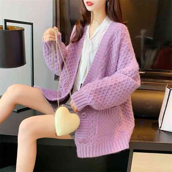 knitted cardigan women sweater female autumn winter loose embroidery oversized warm korean jacket cartoon clothing 210427, White;black
knitted cardigan women sweater female autumn winter loose embroidery oversized warm korean jacket cartoon clothing 210427, White;black