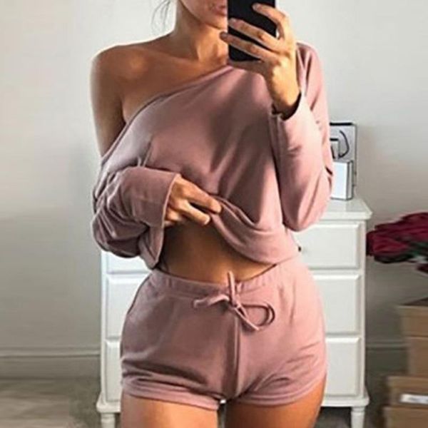 women's tracksuits summer lent 5 colors women sets cropped shorts set 2 stuff training suit cato blind t-shirts outfits, Gray
women's tracksuits summer lent 5 colors women sets cropped shorts set 2 stuff training suit cato blind t-shirts outfits, Gray