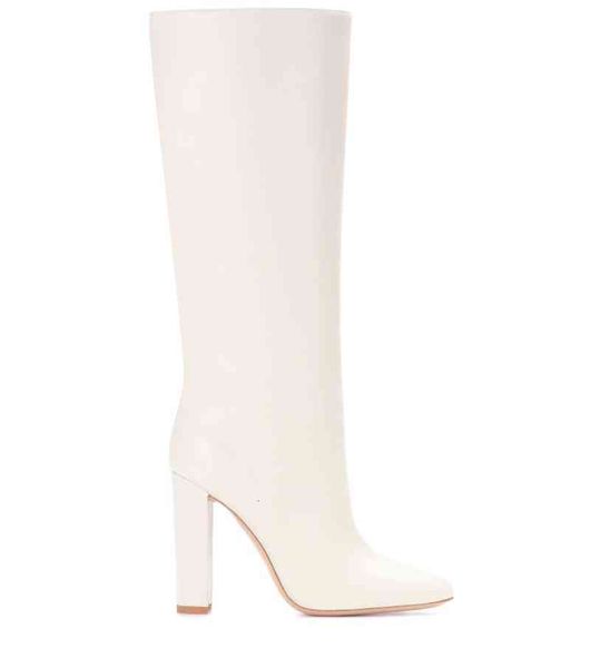 spring boots knee high heels woman thick square heel shoes lady long modern elegant white botas femininas, Black
spring boots knee high heels woman thick square heel shoes lady long modern elegant white botas femininas, Black