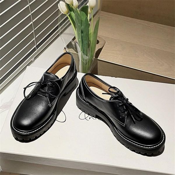 full leather inside and outside 2021 spring women's pumps genuine round toe chunky heel lace-up all-match shoes dress, Black
full leather inside and outside 2021 spring women's pumps genuine round toe chunky heel lace-up all-match shoes dress, Black