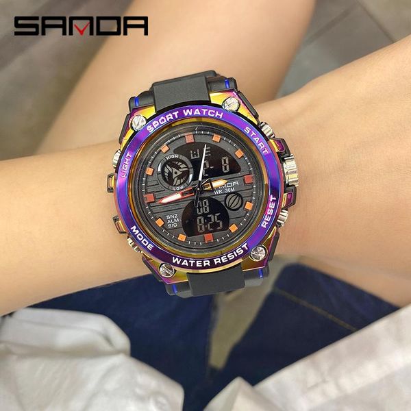 wristwatches sanda brand wrist watch men watches military army sport style wristwatch dual display male for clock waterproof hours, Slivery;brown
wristwatches sanda brand wrist watch men watches military army sport style wristwatch dual display male for clock waterproof hours, Slivery;brown