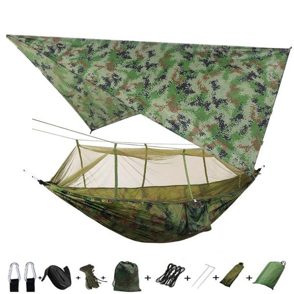 camp furniture outdoor mosquito net parachute portable camping hammock with rain tarp,nylon hammocks hanging sleeping bed swing
camp furniture outdoor mosquito net parachute portable camping hammock with rain tarp,nylon hammocks hanging sleeping bed swing