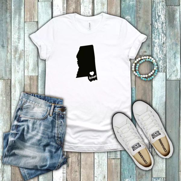mississippi magnolia state home pride heart silhouette 100% cotton white t-shirt, White;black
mississippi magnolia state home pride heart silhouette 100% cotton white t-shirt, White;black