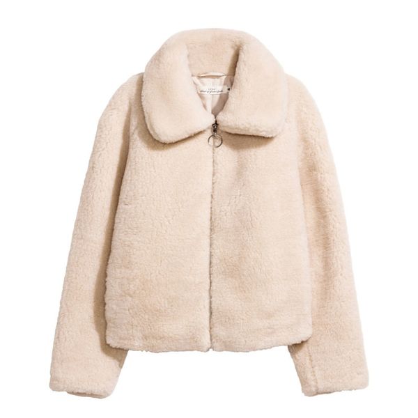 women black khaki faux fur jacket zipper turn down collar high street c0128 210514
women black khaki faux fur jacket zipper turn down collar high street c0128 210514