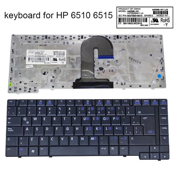latin notebook keyboard for 6510 6510b 6515 6515b las sp es lap replacement keyboards blue keys 445588 443922 161 laptop
latin notebook keyboard for 6510 6510b 6515 6515b las sp es lap replacement keyboards blue keys 445588 443922 161 laptop
