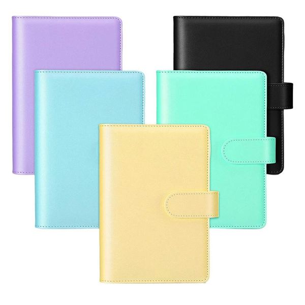 notepads pcs a6 pu notebook binder refillable 6 rings cover loose leaf personal planner with buckle closure, Purple;pink
notepads pcs a6 pu notebook binder refillable 6 rings cover loose leaf personal planner with buckle closure, Purple;pink
