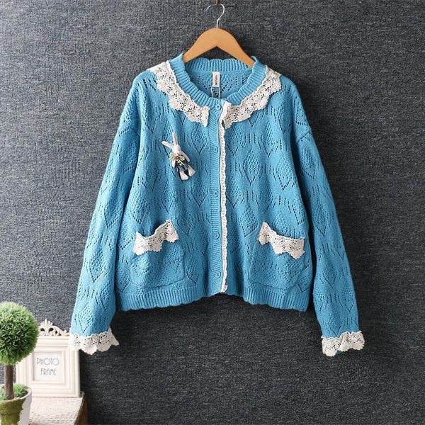 women's knits & tees autumn sweet round neck hollow long sleeved cardigan knitted sweater women casual loose ht16025, White
women's knits & tees autumn sweet round neck hollow long sleeved cardigan knitted sweater women casual loose ht16025, White