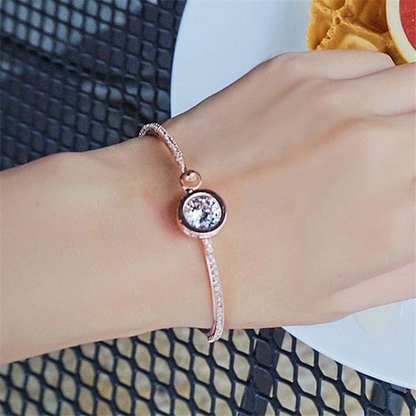 link, chain xiaoboacc korean fashion bracelet for women adjustable size round micro-inlaid zircon bangle on hand jewelry wedding accessories, Black
link, chain xiaoboacc korean fashion bracelet for women adjustable size round micro-inlaid zircon bangle on hand jewelry wedding accessories, Black