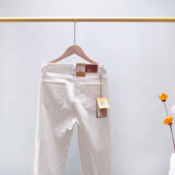 luxury design b family spring and summer white super elastic casual small straight tube high waist trend simple fashion nine point, White;black
luxury design b family spring and summer white super elastic casual small straight tube high waist trend simple fashion nine point, White;black