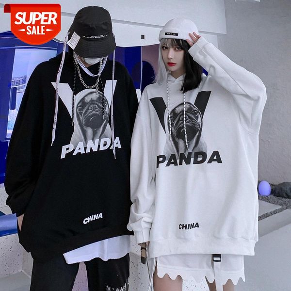 oversize loose and versatile personality couple clothes pug print sweater #7d2e, Black
oversize loose and versatile personality couple clothes pug print sweater #7d2e, Black