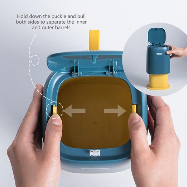 waste bins press type trash can silicone handle outer cylinder detachable household storage box for deskoffice dresser living room
waste bins press type trash can silicone handle outer cylinder detachable household storage box for deskoffice dresser living room