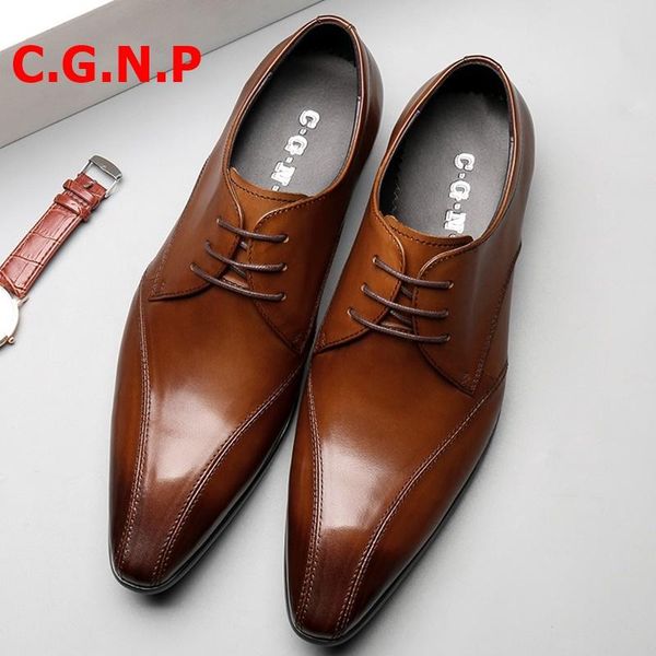 dress shoes c.g.n.p soft genuine leather mens pointed toe derby formal men office wedding, Black
dress shoes c.g.n.p soft genuine leather mens pointed toe derby formal men office wedding, Black