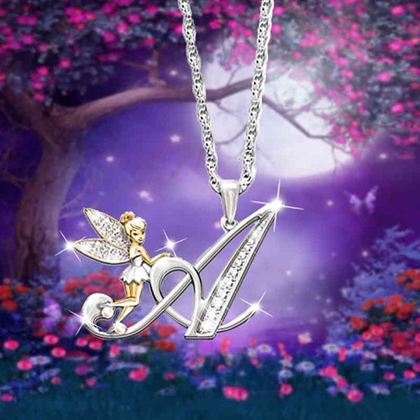 necklaces pendants lovely crystal 26 letters flower fairy for women girls sparkling rhinestone fay wing pendant necklace jewelry, Silver
necklaces pendants lovely crystal 26 letters flower fairy for women girls sparkling rhinestone fay wing pendant necklace jewelry, Silver