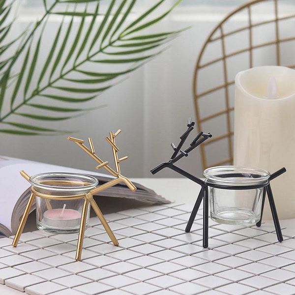 european ins geometric golden deer aroma candle holder romantic table glass iron decoration holders
european ins geometric golden deer aroma candle holder romantic table glass iron decoration holders